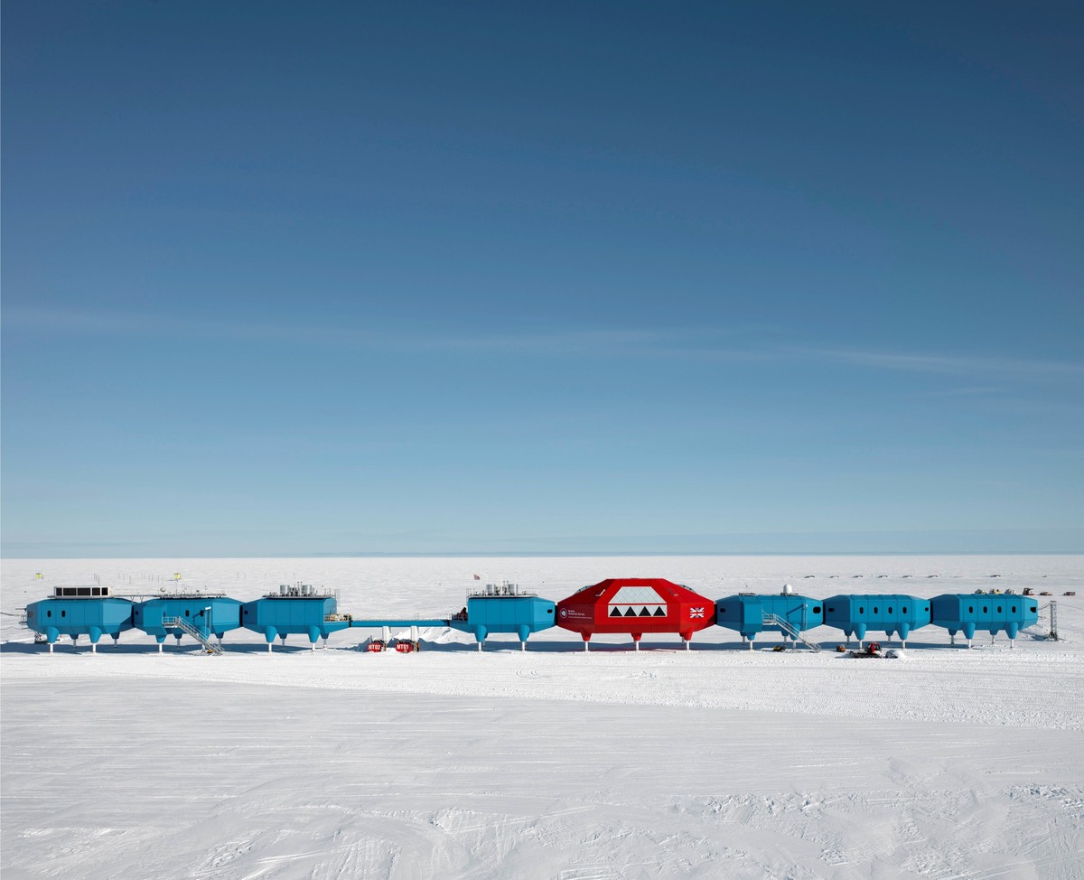 The British Antarctic Survey’s Halley VI research station is among the bases in extreme locations on Earth offering inspiration for how people could live on Mars JAMES MORRIS