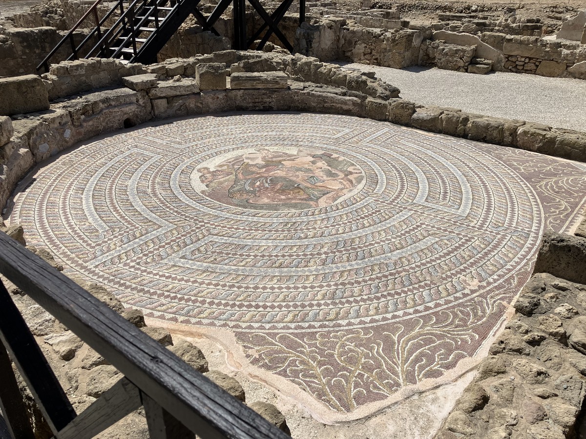 Theseus and the Minotaur mosaic
