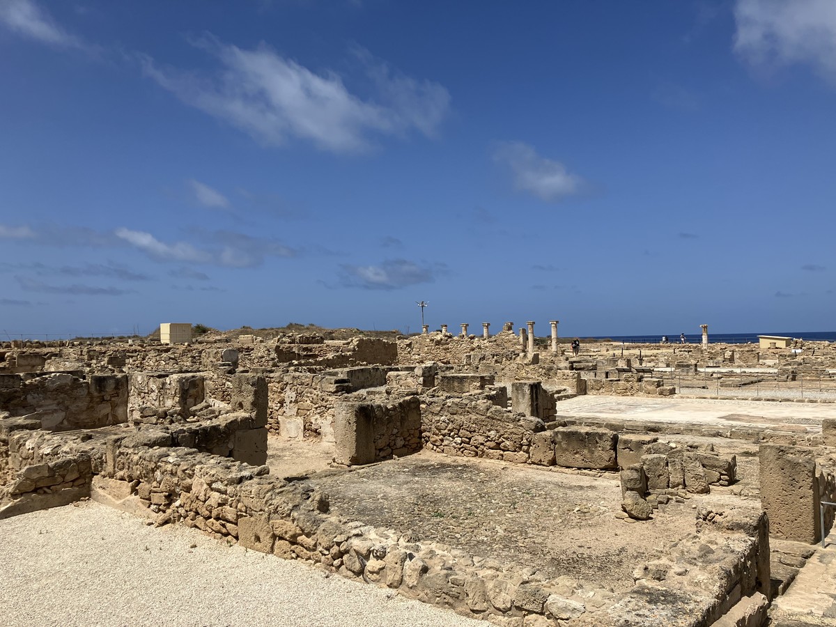 View of the archaeological site
