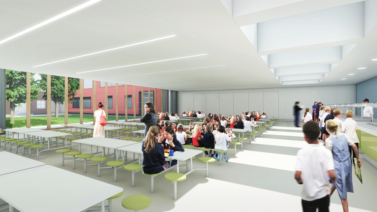 CGI view of the proposed dining hall